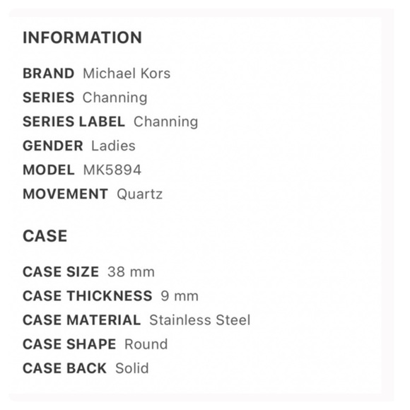 Michael Kors turquoise gold Channing watch - Picture 11 of 11